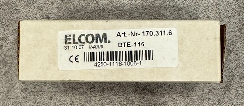 Elcom bte 116 - elcom, taster-expander