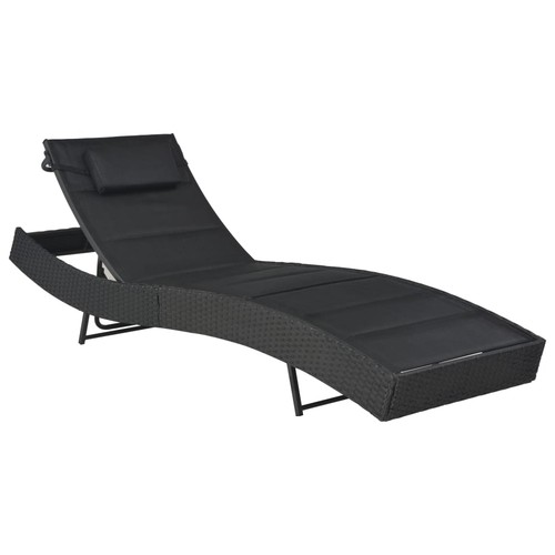 Sonnenliege poly rattan - poly,