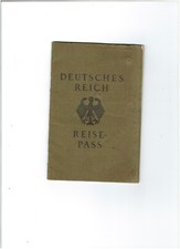 Reisepass Deutsches Reich ausgestellt in 1931