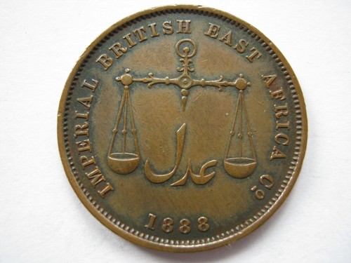 Mombasa 1888 bronze stück - 1888-h,
