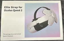 Elite Stütze für Oculus Quest 2 Kopfstütze Halter VR Gaming Weiß/Schwarz