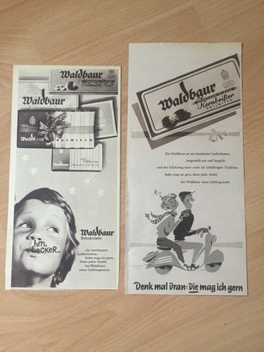 Orig werbung reklame 1960 - reklame,