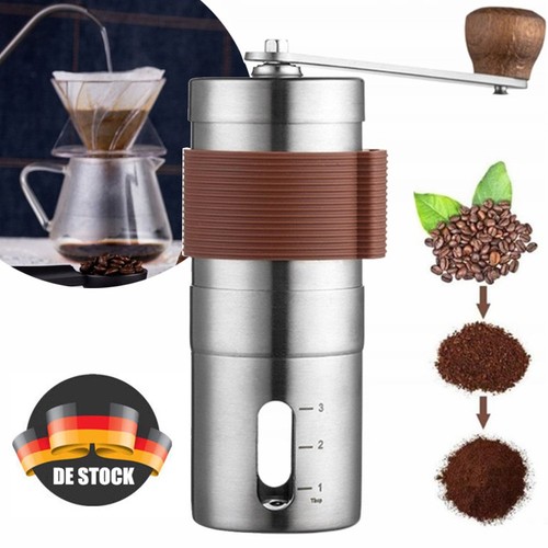 Kaffeemühle edelstahl manuell - edelstahl,
