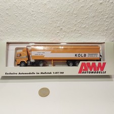 E99 Herpa 1:87 H0 LKW Auflieger Kolb Transporte Mercedes Benz SK
