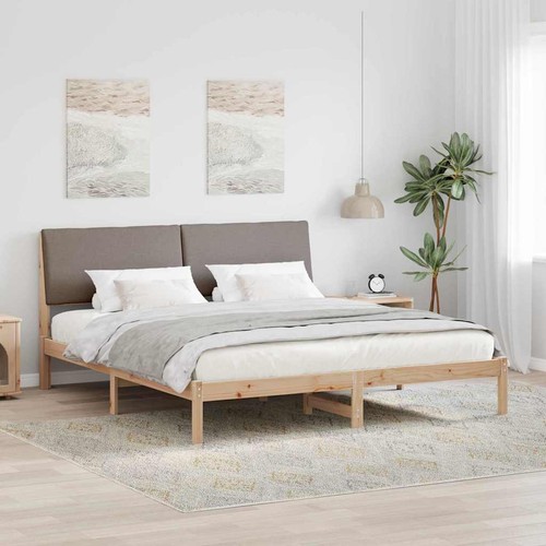 Vidaxl bettgestell braun und - vidaxl,
