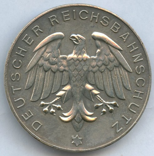 Erinnerungsmedaille bahnschutz - erinnerungsmedaille,