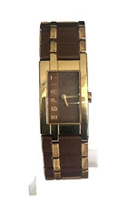 ESPRIT Damen Uhr, Quarz, neue Batterie, Edelstahl Vergoldet,