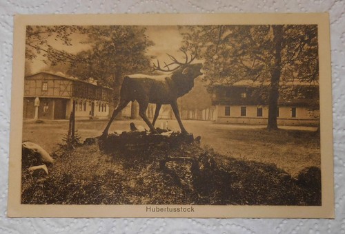 Jagdschloß hubertusstock - ak,
