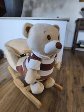 Schaukelpferd Plüsch Bär
