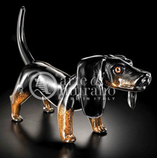 Figur Dackel Aus Murano Glas