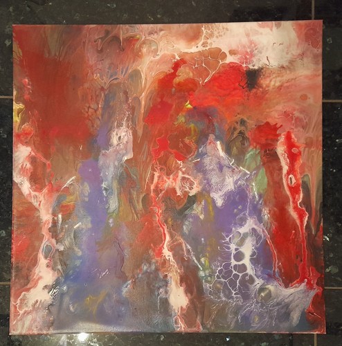 Original acrylbild landschaft - original,