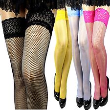 Halterlose Netz Strümpfe mit