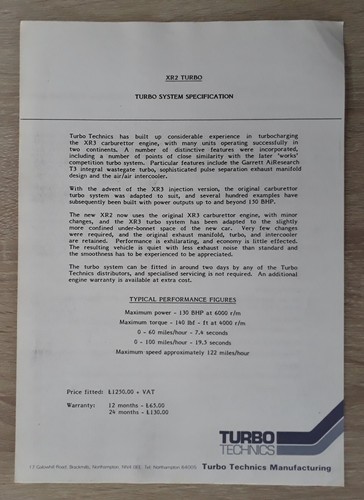 Ford fiesta xr2 turbo technik - xr2,