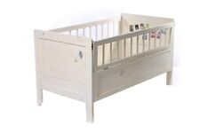 altes Kinderbett Holz true vintage Bett Kinder Gitterbett Babybett