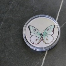 Sao Tome & Principe 1000 Dobras 1998 PP , Silber 1 oz * Hologram ~ Schmetterling