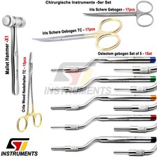 Chirurgische Instrumente Osteotomie Iris Schere Nadelhalter Pilz Heber Hammer CE