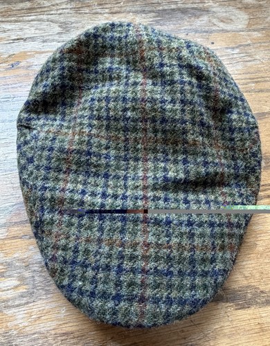 Abraham moon tweed flatcap - moon,