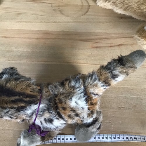 Steiff katze alt tigerfell - katze,