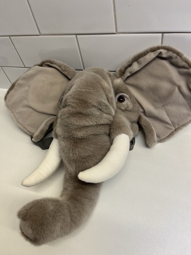 Plüsch elefantenkopf tasche - plüsch,