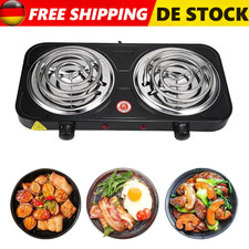 Tragbarer Elektroherd mit zwei