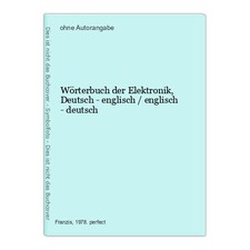 Wörterbuch der Elektronik