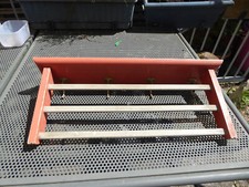 Vintage Holz Wandgarderobe Hutablage 60 cm x 25 cm