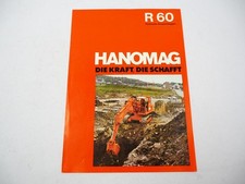 Prospekt Hanomag R60 Hydraulik Raupenbagger 1970