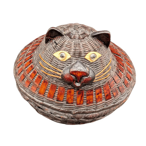 Weidenkorb katzenform - in,