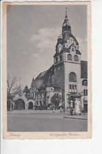 AK Leipzig Zoologischer Garten Zoo Litfaßsäule Menschen belebt