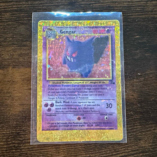 Pokémon tcg gengar holo karte - gengar,