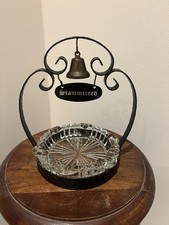 Seltener Stammtischaschenbecher  Vintage 70/80er Aschenbecher Glocke Glas