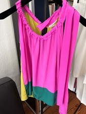 Marni x H&M Bluse Top pink Seide Gr 34 Neu