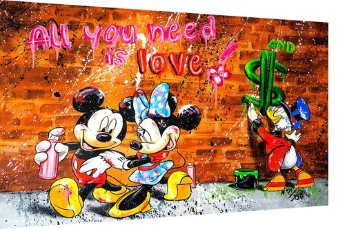 Leinwand bilder micky - micky, love