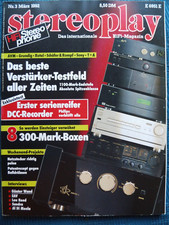 STEREOPLAY 3/92,   MARANTZ AX 1000,SONY TA FB 870 ES,ROTEL RX/RB 980,T+A PA 2000