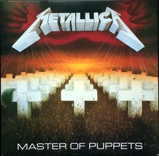 Metallica Master Of Puppets INCL. INSERT NEAR MINT Blackened Vinyl LP