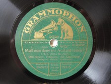 78rpm OTTO REUTTER - MUSS MAN