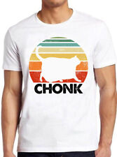 T-Shirt Chonk Katze fette
