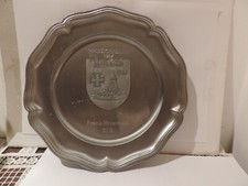 Zinn Teller Ø 23 cm  Oldenburg    Eisernes Kreuz   1  Emblem  1786 Datum