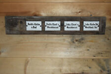 Konvolut Alte Emailschilder,30/40er Jahre Waschkessel,Closet,Retro,Türschild
