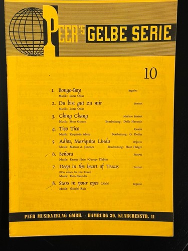 Noten peers gelbe - serie,