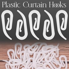 50 Stück weiße Kunststoff