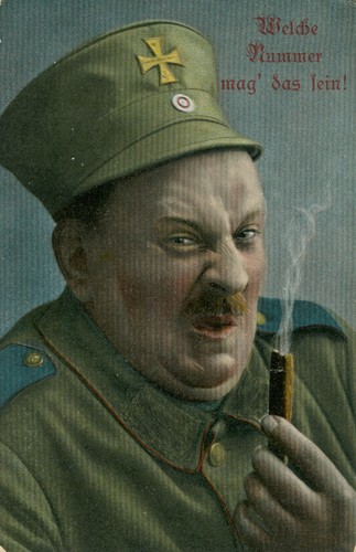 Landwehr soldat mit zigarre - landwehr-soldat,