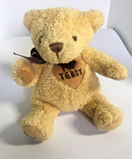 Teddybär Bukowski Design Schweden gelbbraun 12cm sitzend Plüschtier Poylester