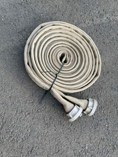 1x  gebrauchter originaler  Feuerwehrschlauch C mit Storz ca. 15m Flachschlauch