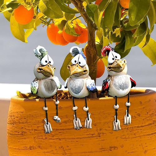 Hühner deko gartendeko - 3x,