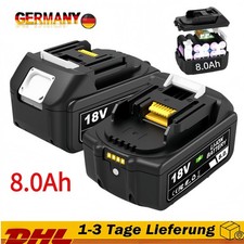 2X 8,0Ah Makita Akku 18V
