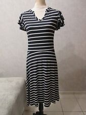 Damen Kleid Sommerkleid Esprit, blau-weiß-gestreift, Gr. M