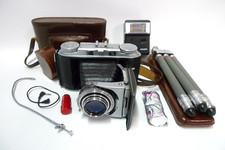 Voigtländer Bessa II - Color-Heliar 1:3,5 / 105 vergütetes Objektiv, blau