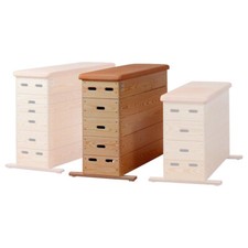 Sprungkasten, Turnkasten, Sprungbock, Turnbock, Springbock, Springkasten, 5-tlg.