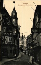 Old postcard postcard Marburg